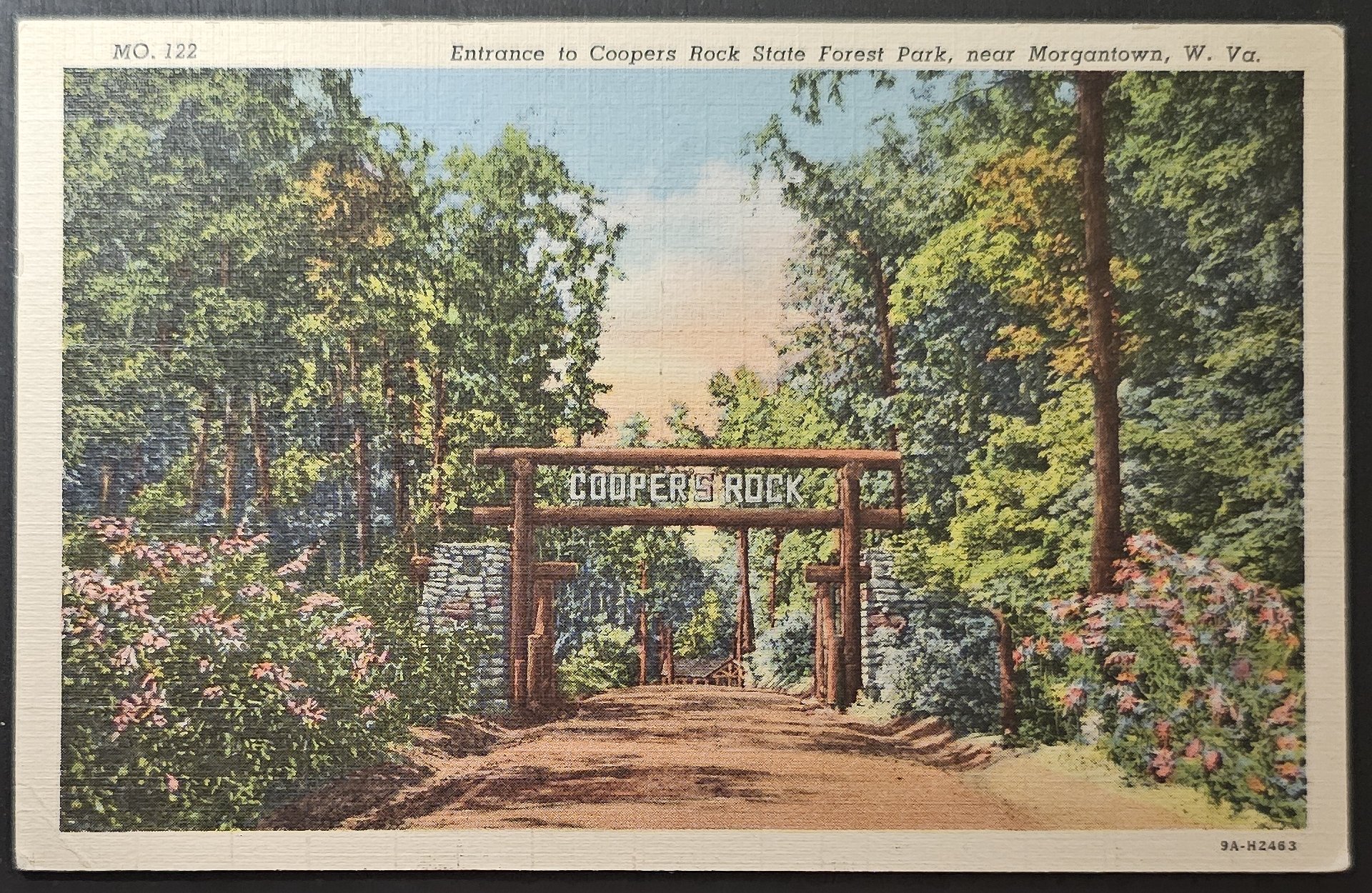 (image for) postcard USA - WV - West Virginia #0015